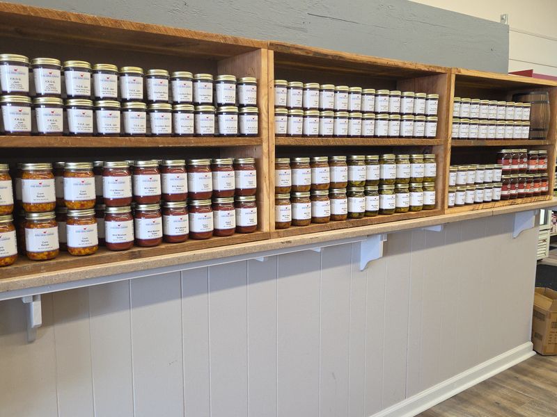 Homemade jams, jellies and preserves